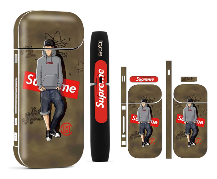  SupremeシュプリームiQOS専用 両対応 シール