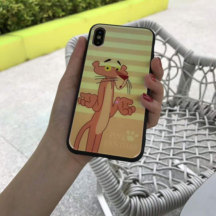 可愛いPink Panther iPhoneケース
