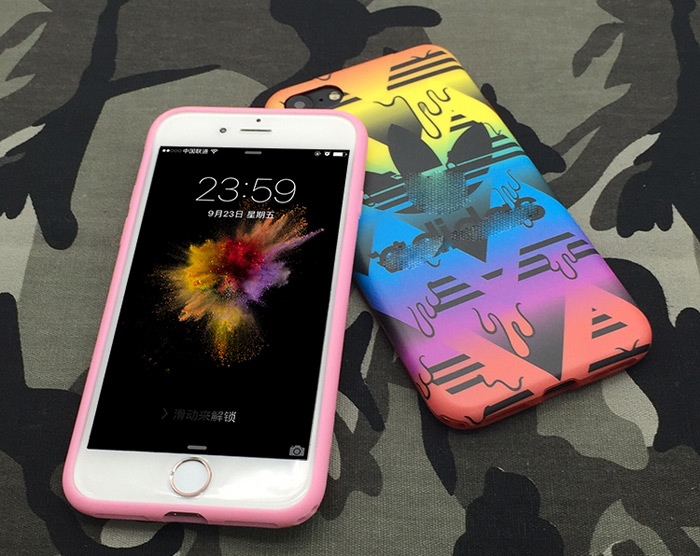 アディダス iPhone6/8 Plusケースおしゃれ オリジナル