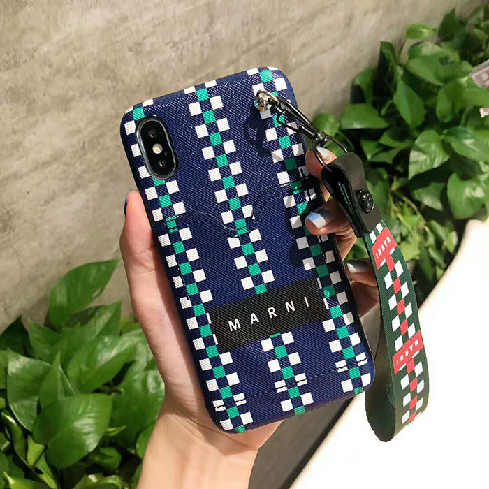 MARNI iPhoneXケース カード収納