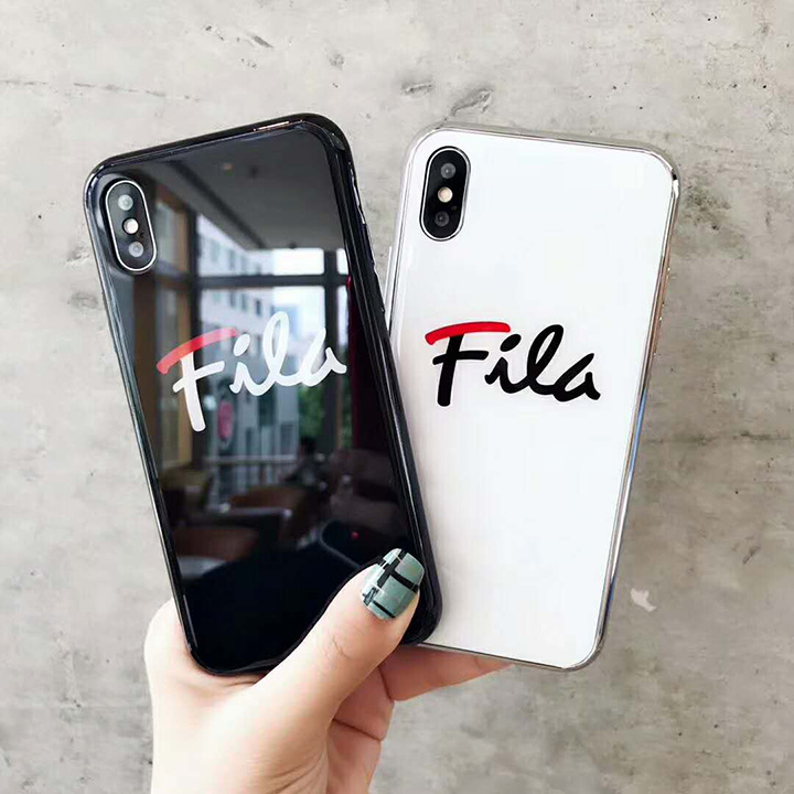 フィラ iPhone8plusケース 鏡面