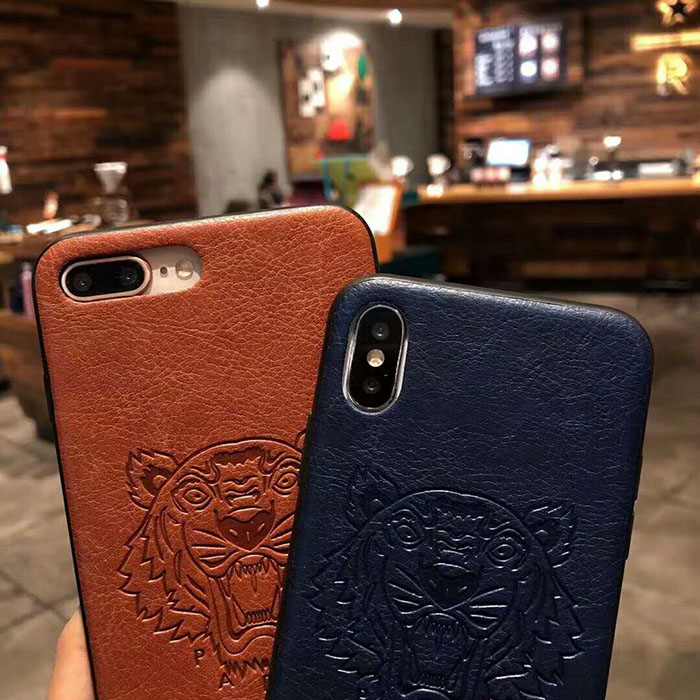 KENZO エンボス加工 iPhone8/8plusケース