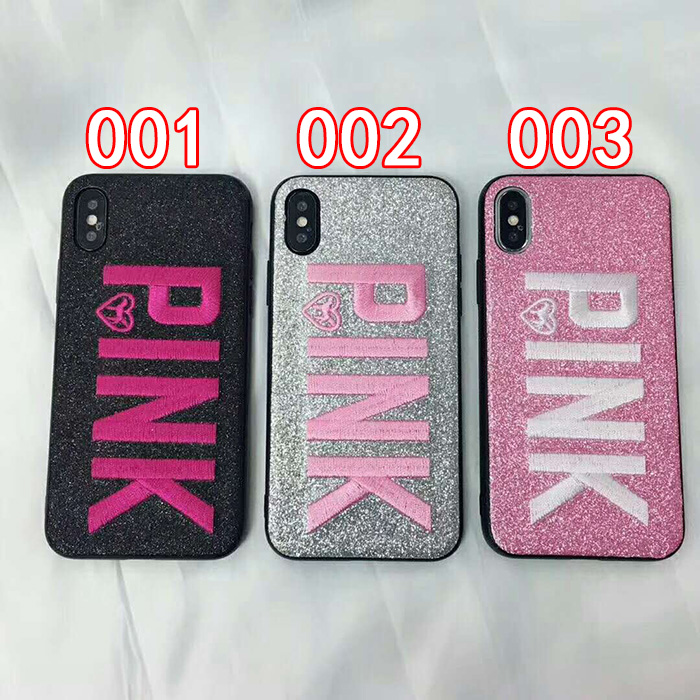 ヴィクトリアシークレットPINK iPhoneXRケース キラキラ