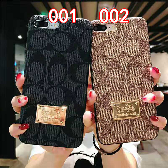 コーチ iPhonexrケース ビジネス風