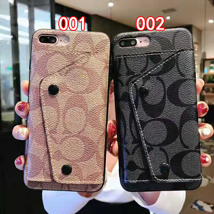 コーチ iPhoneXRケース カード収納