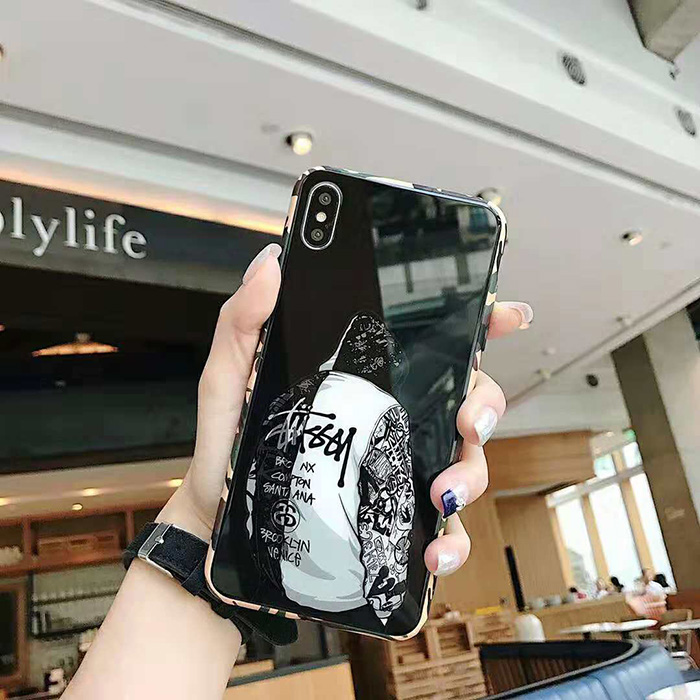 フルカバー STUSSY iPhone8/8plusケース