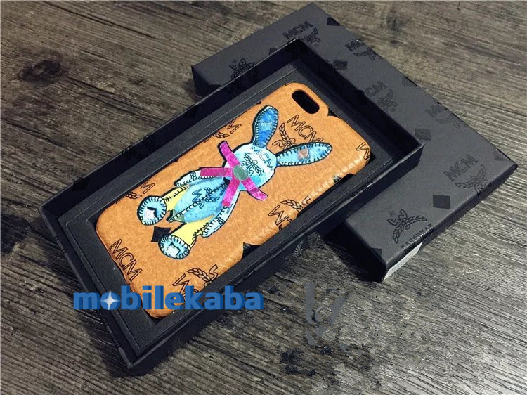 
エム シー エム iphon8/7plusケースうさぎブランド風
