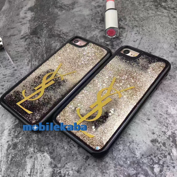 
イヴサンローランiphone8/7plusケースblingbling流れ砂オシャレ
