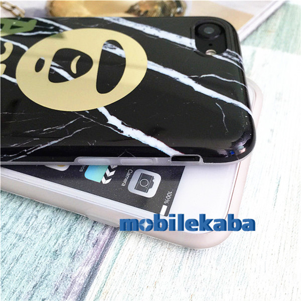 
iphone7plusカバー　大理石柄　スマホケース　エーエイプ
