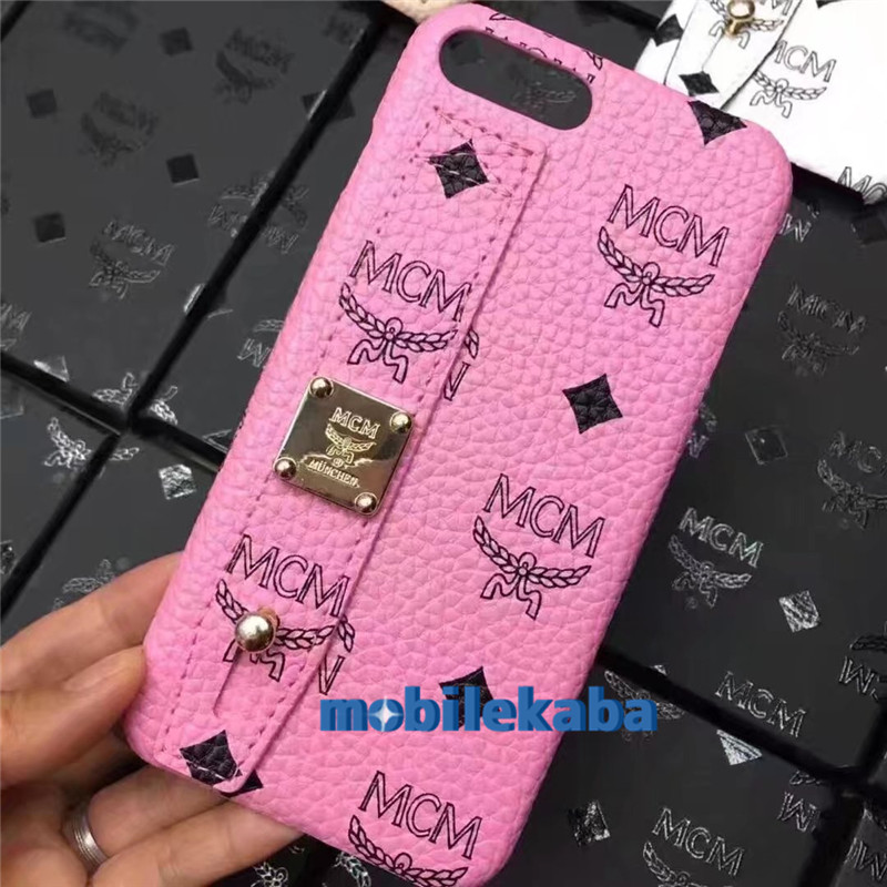 
MCM iphone8/7plusケースアイフォン7プラス　ベルト付き

