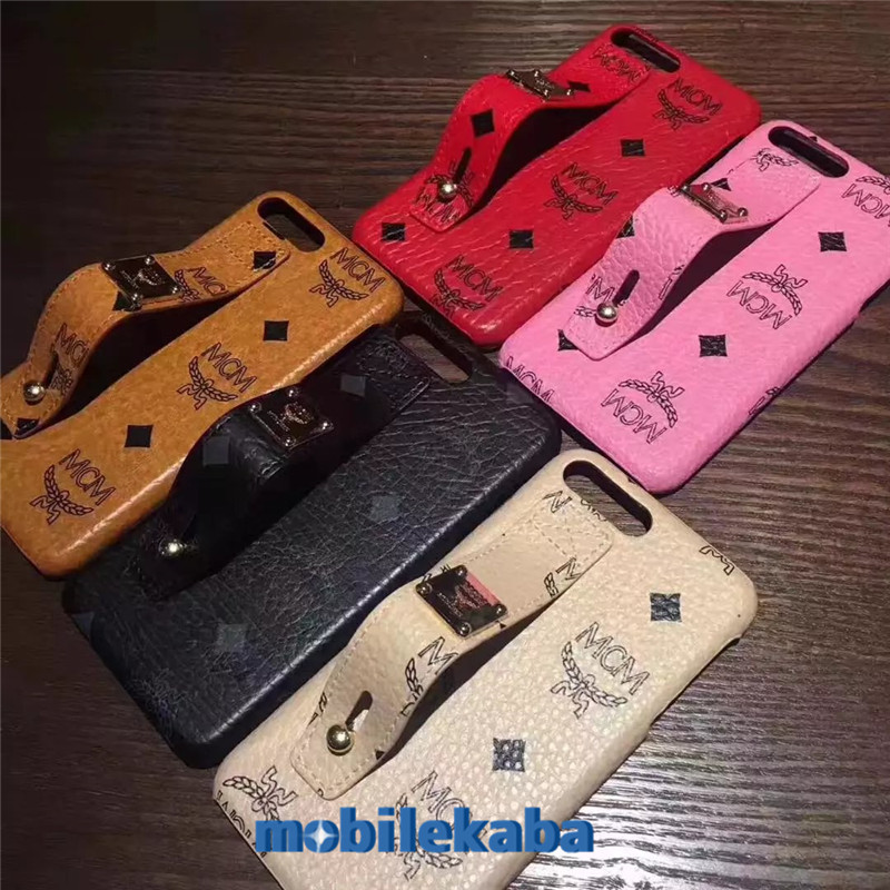 
MCM iphone8/7plusケース　アイフォン8/7プラス　ベルト付き
