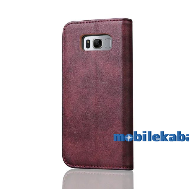 
ケース　手帳型携帯カバー　リベット　galaxy　ビジネス風
