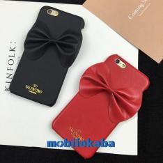 【赤字覚悟】ヴァレンティノvalentino ピンク蝶結び8リボン付きiPhone8/7Plus携帯カバー8plusブランド風セレブ愛用おしゃれ