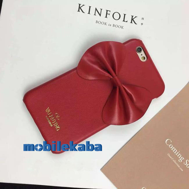 
ヴァレンティノおしゃれシンプルリボン付きデザインiPhone6s/7ケース
