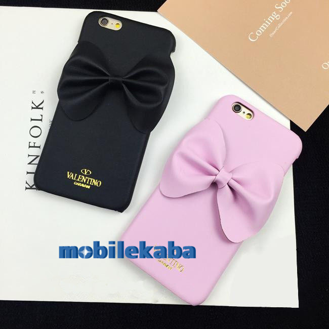 
ヴァレンティノValentinoシンプルリボン付きデザインiPhone6s/7ケース
