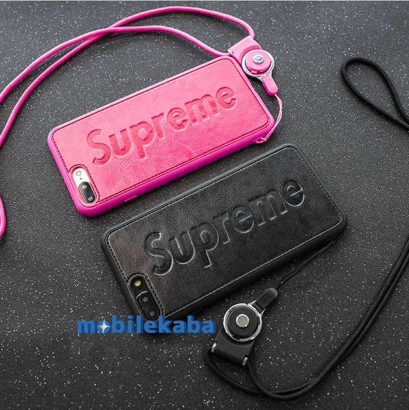 
iPhone8　ケース　シュプリーム　ブランドSUPREME 　浮き彫り
