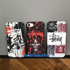 注目はコレ！ストリートファッション8ブランドStussyユニック素材iPhone8/7Plus/6ハードケース8plusかっこいいクール