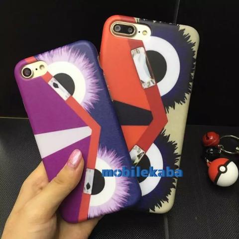 FENDIフェンデイiPhone7/8plus モンスターmonster大きい目ファッション個性的大ヒット保護抜群カッコイイ携帯カバー若者愛用