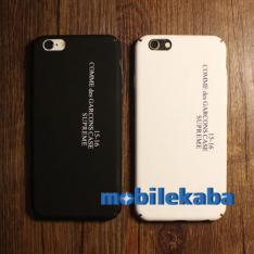 supremeシュプリーム iPhone7/8 ストリートブランド風シンプル黒ブラック白ホワイトcomme des garconsデザインカップル最適ハードクール携帯カバー