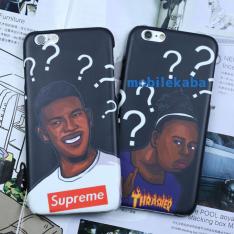 supremeアイフォン7/8ケース ストリートシュプリームTHRASHERパロディ黒人疑問クエスチョンカッコイイブラック黒クール個性的iPhone7plus携帯カバー若者大ヒット