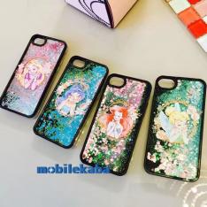 ☆送料無料☆ディズニー8姫様キャラクターiPhone7/8ケース おしゃれ流れ砂8plusデザインキラキラ綺麗ファッション個性ソフトDisney携帯カバー