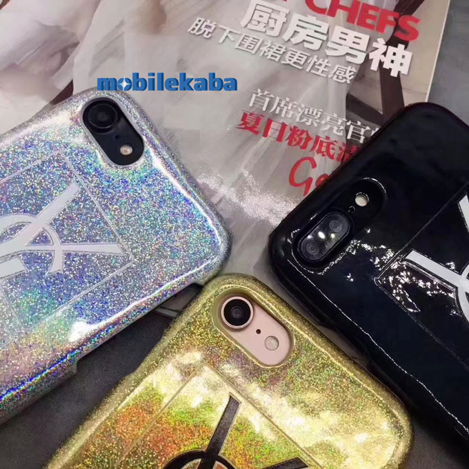 
ブランド風イブサンローランiPhone8 キラキラデザイン綺麗ファッション個性派アイフォン7/8プラス
