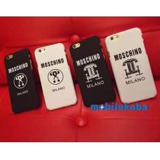 カップル人気8ブランド風moschinoモスキーノiPhone8ケース 8plus黒白ストリートカッコイイデザイン 大ヒットiPhone7s/7携帯カバー