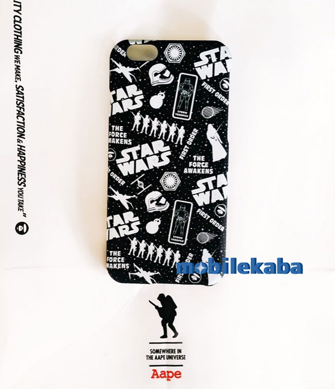 
クール ジャケット型 スター・ウォーズAapeアイフォン8ケース
