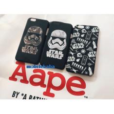期間限定！タイムセール40％OFF☆エーエイプAape 8スター・ウォーズiPhone8/7ケース 8plusカッコイイ夜光ジャケットiPhone6sケースカバー