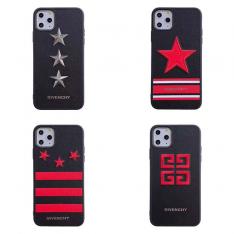 ジバンシイiPhone8/7/6plusケース Givenchyスター星ほし模様ブラック黒クールカッコイイアイフォン携帯カバー