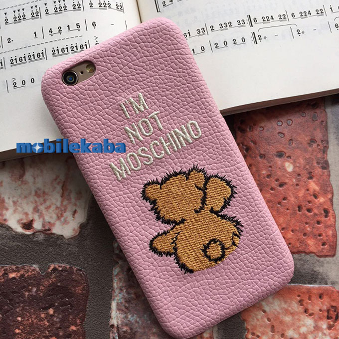 
iPhone8ケース moschino流行りモスキーノ 
