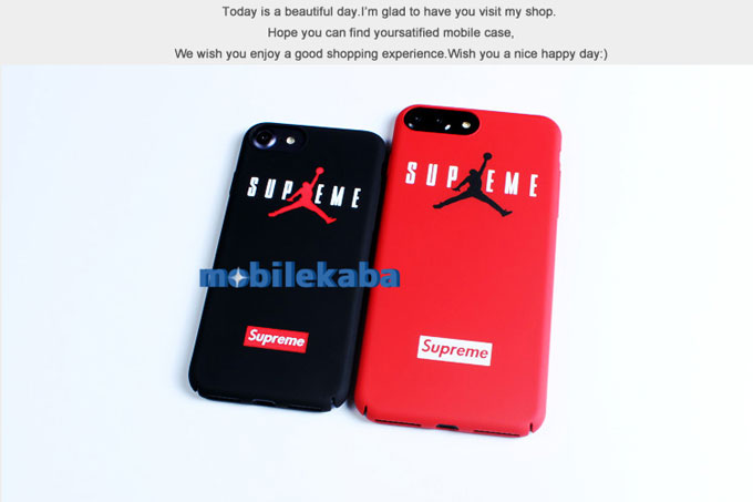 
supreme スポーツ風iPhone8ケース
