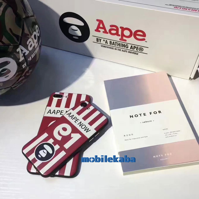 
流行り Aape エーエイプ 猿iPhone8ケース
