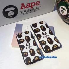 Aapeエーエイプ 浮き彫り サル猿模様iPhone7/8ケース ファッションデザイン個性派 ストリートブランド風 カッコイイさる柄iPhone7s携帯カバー
