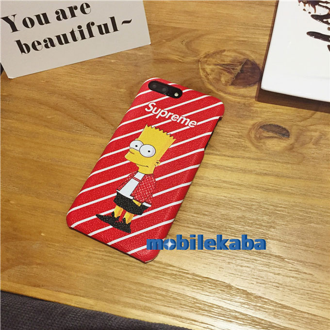 
シンプソンズ 男女 シュプリームsupreme iPhone7 iPhone8ケース
