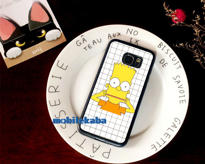 
シンプソンズ キャラクター チェック ギャラクシーs8 GalaxyS7ケース
