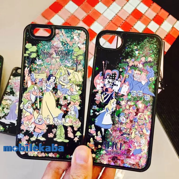 
流れ砂 白雪姫 かわいい iPhone8 iPhone7 ケース

