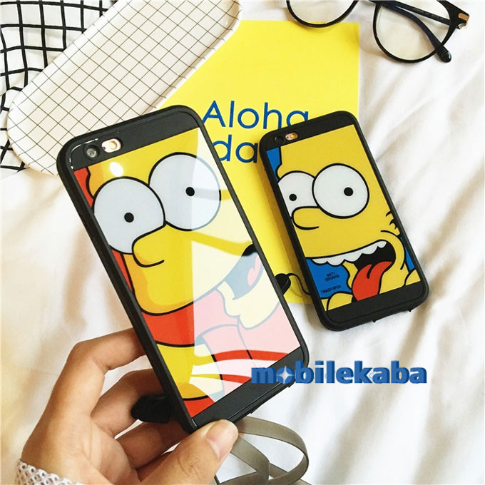 
滑稽 可愛い シンプソンズ iPhone7 iPhone8ケース 
