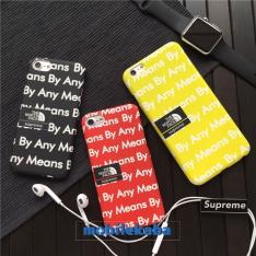 By Any MeansキャンディカラーSupremeストリート風シュプリームカップルiPhone7/8ケース iPhone7s/iPhone7s plus携帯カバー