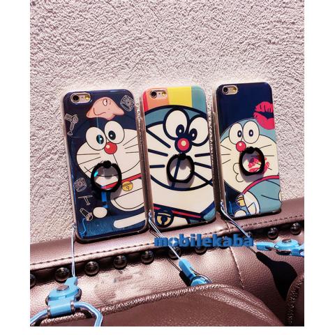 国民漫画 萌え萌え顔 ドラえもん iPhone8 ケース ねこ型ロボット かわいいキャラクター ストラップ 個性 男女兼用 iPhone7s iPhone7 plus カップル
