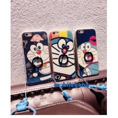 国民漫画 萌え萌え顔 ドラえもん iPhone8 ケース ねこ型ロボット かわいいキャラクター ストラップ 個性 男女兼用 iPhone7s iPhone7 plus カップル