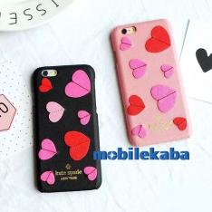 女子力たっぷり心刺繍デザイン ケイト・スペード iPhone8ケース 女性ぴったり合うKate Spadeブランド風 iPhone7/7s iPhone plus個性携帯カバー