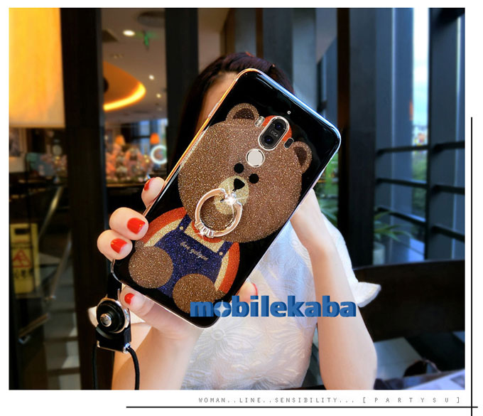 
人気 クマ ライン HUAWEI Mate9 ケース
