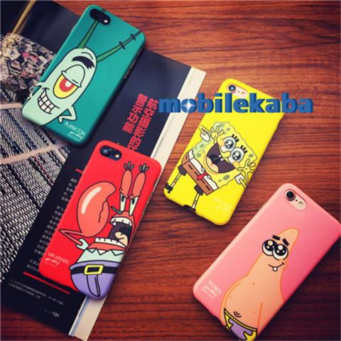 SpongeBob SquarePants スポンジ・ボブiPhone8 iPhone7s iPhone7 plusケース 人気アニメ可愛いキャラクターグッズ 個性アイフォン8カバー