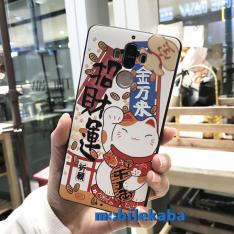 日本大変人気 オリジナル 招き猫 HUAWEI Mate 9 ケース 幸せ祈願 金もうけ祝う マスコット サラリーマン愛用 Mate9 Pro携帯カバー