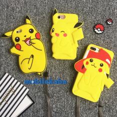 ポケットモンスターPokemon 人気キャラクター ピカチュウ iPhone8 iPhone7ケース ストラップ 立体 シリコン製 萌え風iPhone6/7通用携帯カバー