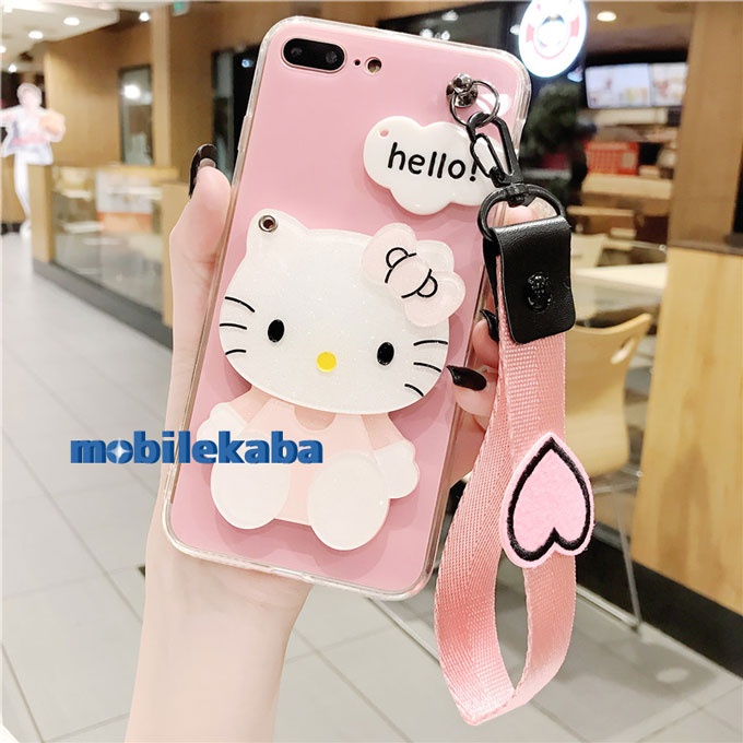 
女子力 キティ iPhone8 ケース
