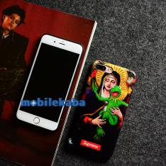 Supremeシュプリーム聖母カエル油絵風iPhone8ケース 個性デザイン宗教女神モチーフiPhone7 iPhone7s人気カバー