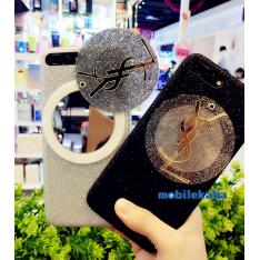 blingblingイブサンローランYSL人気iPhone8 iPhone7s iPhone7ケース 化粧ミラー付き 眩しいデザイン 女子力アップ オシャレアイフォン8カバー