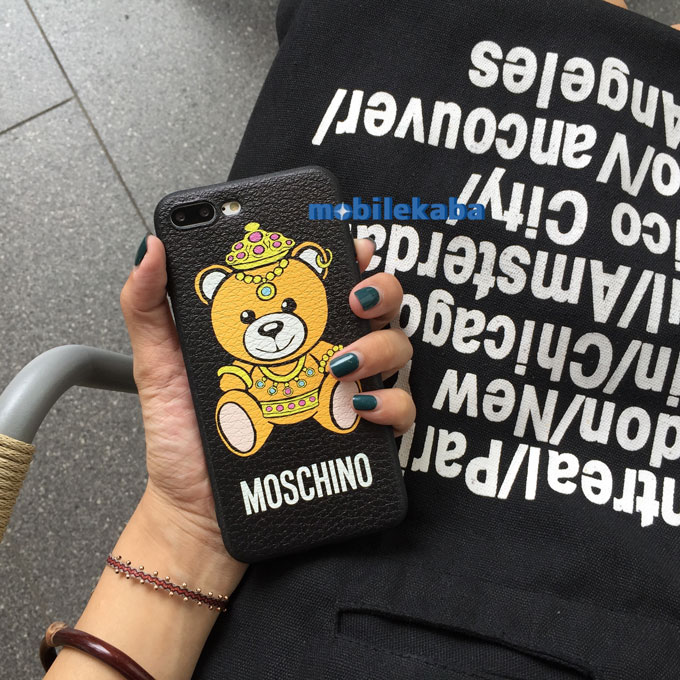 
かわいい モスキーノ moschino iPhone8 ケース
